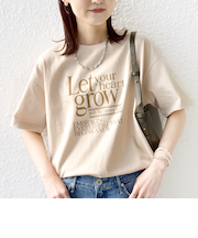 《予約》【SHIPS別注】81BRANCA: 5分袖 ロゴ TEE