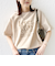 《予約》【SHIPS別注】81BRANCA: 5分袖 ロゴ TEE