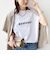 《予約》メルティ コットン プリント ロゴ ショート スリーブ Tシャツ