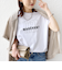 《予約》メルティ コットン プリント ロゴ ショート スリーブ Tシャツ