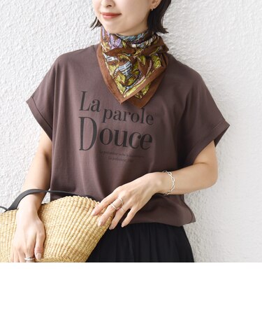 《一部追加予約》メルティ コットン プリント ロゴ ショート スリーブ Tシャツ