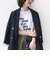 　《一部予約》メルティ コットン プリント ロゴ ショート スリーブ Tシャツ