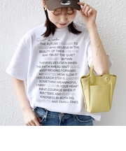 《予約》【WEB限定】バック タック ショート スリーブ ロゴ プリント TEE