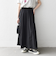 《予約》SHIPS any:〈手洗い可能〉ギャザー ガウチョ イージー パンツ