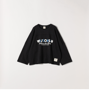 Collegiate Pacific:〈洗濯機可能〉クロップド フットボール TEE