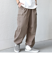 SHIPS any:〈吸水速乾〉Rapidry スマート ワイド イージー カーゴ パンツ(セットアップ対応)◆