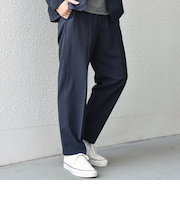SHIPS any:〈吸水速乾〉Rapidry クリース アンクル テーパード イージーパンツ (セットアップ対応)26SS◆