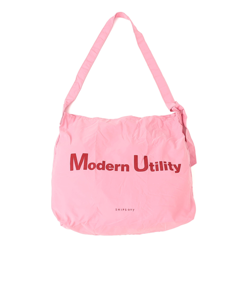 SHIPS any:〈撥水加工/手洗い可能〉A4 ロゴ ショルダー トート エコ