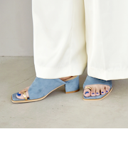 《予約》quaranciel: トゥリング トング ヒール サンダル