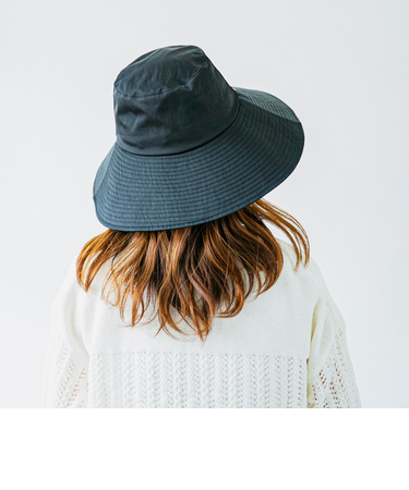 《予約》quaranciel:〈UVカット/接触冷感/撥水加工/手洗い可能〉ワイド ブリム ハット