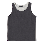 《予約》SHIPS Colors:〈手洗い可能〉レイヤード タンクトップ セット◆