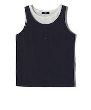 《予約》SHIPS Colors:〈手洗い可能〉レイヤード タンクトップ セット◆