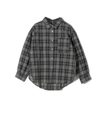 《予約》SHIPS Colors:〈手洗い可能〉シアー チェック シャツ◆