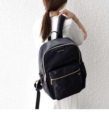 《予約》SHIPS any: A4 サイド ギャザー ポケット バックパック