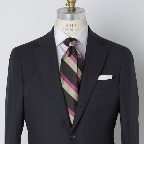 【SHIPS別注】TUDOR ROSES: シルク ヘリンボーン レジメンタル ネクタイ