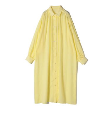 《予約》SHIPS Colors:〈手洗い可能〉ボイル シャンブレー シャツ ワンピース◆