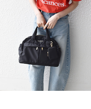 《予約》SHIPS any: 10ポケット 2WAY アジャスタブル ボストン バッグ