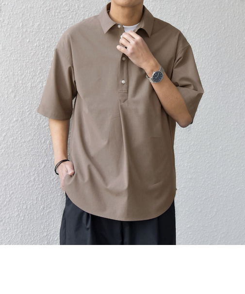 SHIPS any:〈吸水速乾〉Rapidry ボタンダウン レギュラーカラー 半袖 シャツ(セットアップ対応)◆