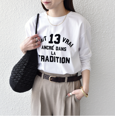 SHIPS Colors:〈洗濯機可能〉26SS フロッキー ロゴ TEE（ロンT）