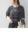 《一部追加・新色予約》【WEB限定】SHIPS Colors:〈洗濯機可能〉フロッキー ロゴ TEE（ロンT）◆