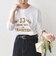 《一部追加・新色予約》【WEB限定】SHIPS Colors:〈洗濯機可能〉フロッキー ロゴ TEE（ロンT）◆