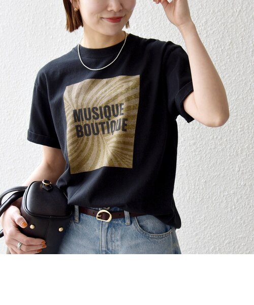 予約》TRICOMER:〈洗濯機可能〉フレンチ ロゴ プリント TEE｜シップス