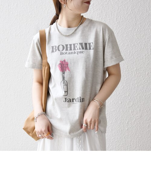 TRICOMER:〈洗濯機可能〉フレンチ ロゴ プリント TEE｜シップスの通販