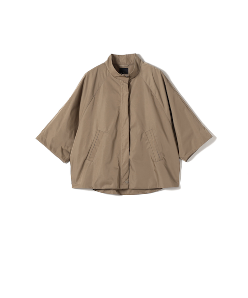 SHIPS Primary Navy Label:スタンドカラー ワイド スリーブ コート