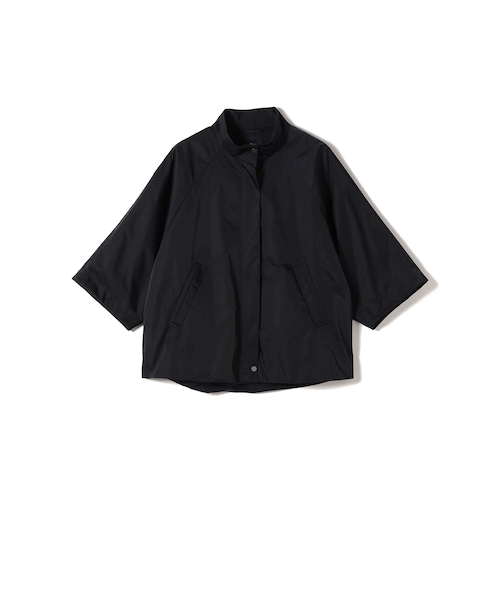 SHIPS Primary Navy Label:スタンドカラー ワイド スリーブ コート