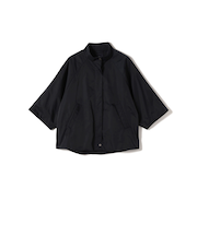 SHIPS Primary Navy Label:スタンドカラー ワイド スリーブ コート