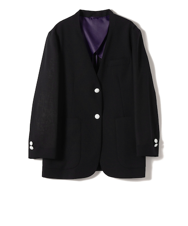 SHIPS Primary Navy Label:カラー レス ジャケット