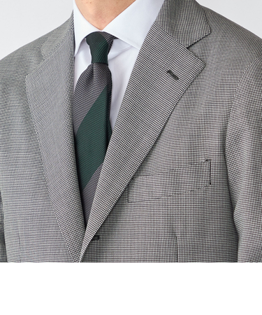 SHIPS: シルク ラージ バスケット ワイド ストライプ ネクタイ