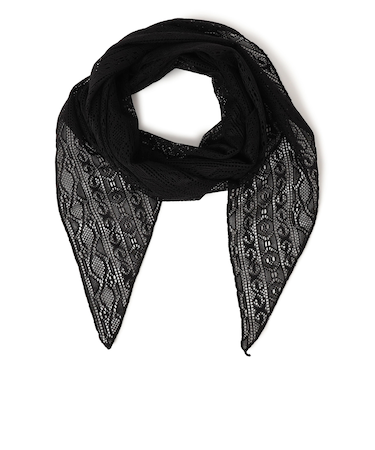 SHIPS Colors:〈手洗い可能〉レース 三角 ストール