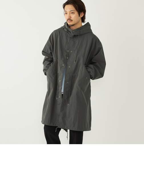 《予約》【SHIPS Colors別注】Rain-Stuff:〈撥水・洗濯機可能〉フード コート◆