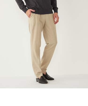 《予約》SHIPS Colors:〈速乾・洗濯機可能〉シャリルジャージー イージー スラックス◆