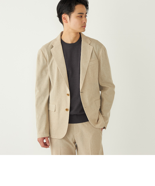 《予約》SHIPS Colors:〈速乾・洗濯機可能〉シャリルジャージー ジャケット◆