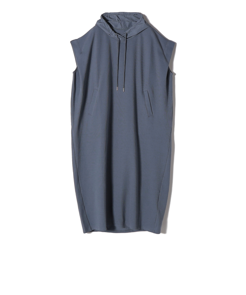 《予約》SHIPS Colors:〈手洗い可能〉異素材 フーディー ワンピース◆