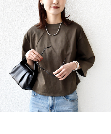 《予約》バスク ボーダー / 無地 5分袖 TEE