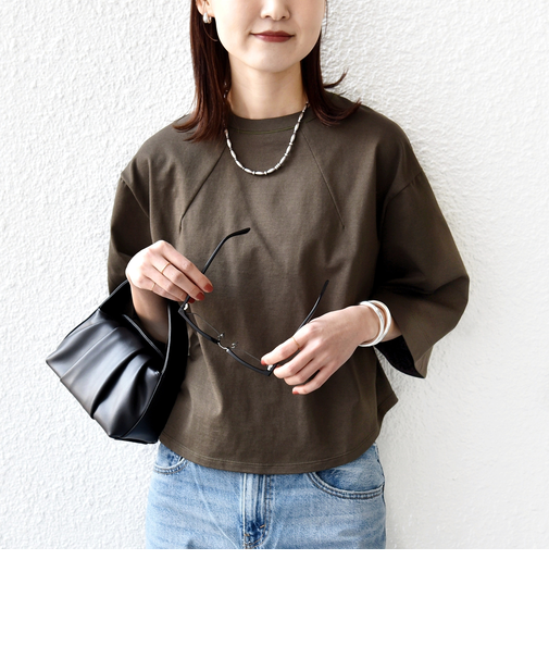 《予約》バスク ボーダー / 無地 5分袖 TEE