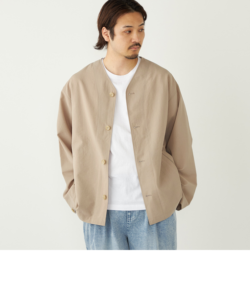 《予約》SHIPS Colors:〈吸水速乾・洗濯機可能〉ドライ ワッシャー シャツ カーディガン◆