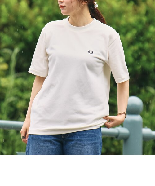 SHIPS別注】FRED PERRY: ワンポイントロゴ ピケ Tシャツ 26SS