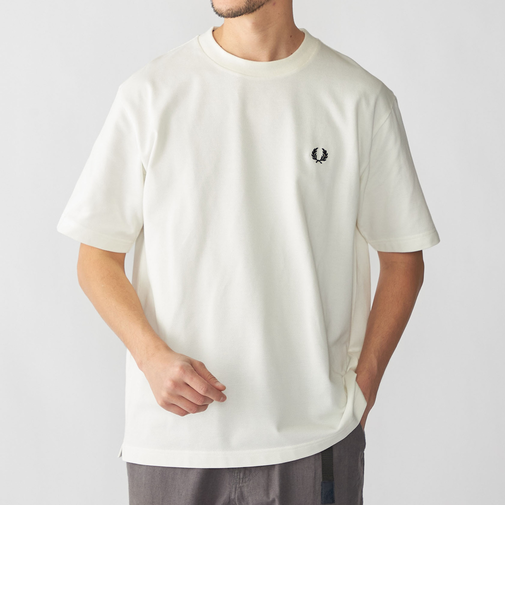 【SHIPS別注】FRED PERRY: ワンポイントロゴ ピケ Tシャツ 26SS