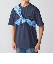 【SHIPS別注】FRED PERRY: ワンポイントロゴ ピケ Tシャツ 26SS