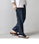 SHIPS any:〈洗濯機可能〉FUTURE LINEN CANVAS リネンライク セミワイド パンツ◆