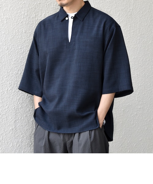 SHIPS any:〈洗濯機可能〉FUTURE LINEN CANVAS リネンライク