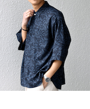 SHIPS any:〈洗濯機可能〉FUTURE LINEN CANVAS リネンライク スキッパー プルオーバーシャツ◆