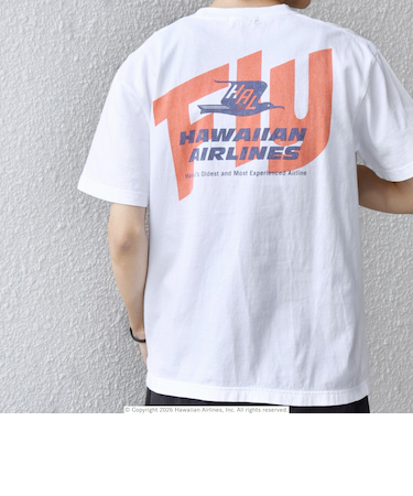 GOOD ROCK SPEED: ハワイアン航空 グラフィック プリント Tシャツ 26SS◆