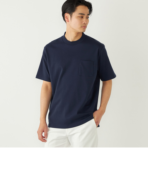 《予約》SHIPS Colors:〈抗菌防臭・接触冷感・紫外線軽減〉スムース ビズT◆