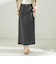 《予約》堀田茜×SHIPS:〈手洗い可能〉ベルト 付き ジョーゼット スカート