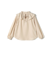 SHIPS Colors:〈洗濯機可能〉AIRTUM フリルカラー ブラウス